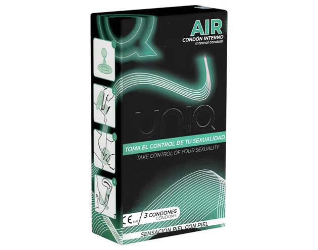 Uniq Air - vékony női óvszer (3db)