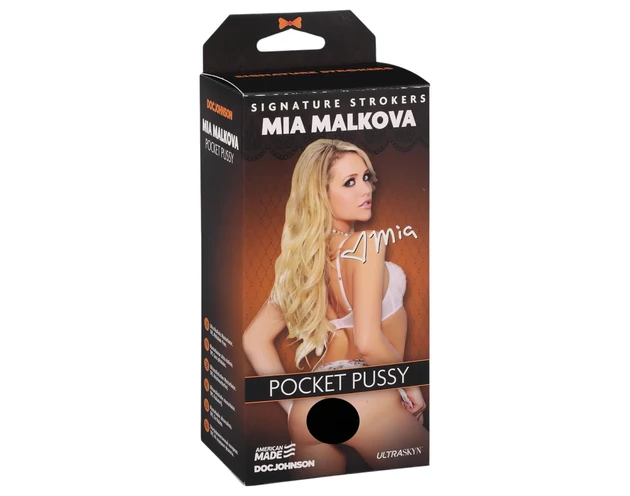 Doc Johnson Mia Malkova - élethű Ultraskyn műpunci (natúr)