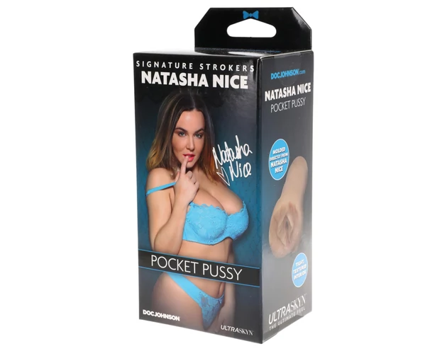 Doc Johnson Natasha Nice - élethű Ultraskyn műpunci (natúr)