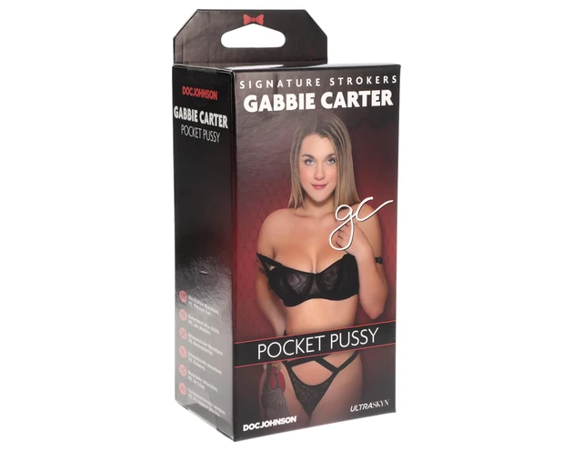 Doc Johnson Gabbie Carter - élethű Ultraskyn műpunci (natúr)