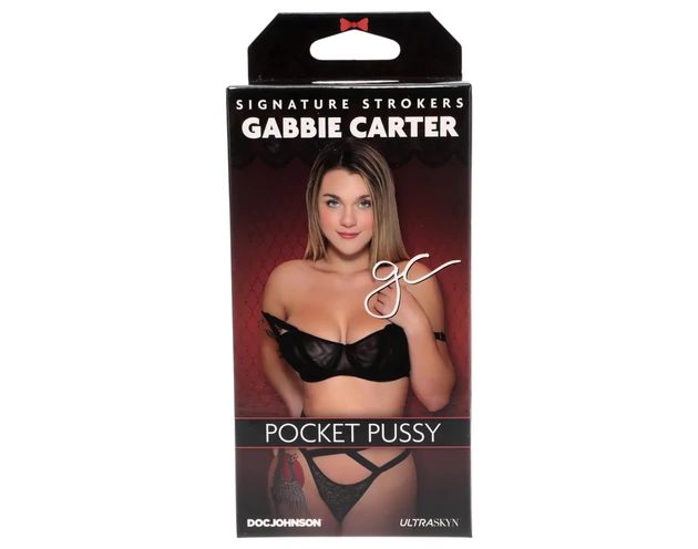 Doc Johnson Gabbie Carter - élethű Ultraskyn műpunci (natúr)