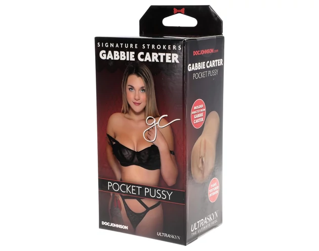 Doc Johnson Gabbie Carter - élethű Ultraskyn műpunci (natúr)