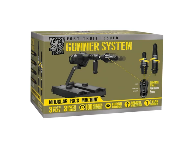Doc Johnson Gunner System - szexgép (fekete)