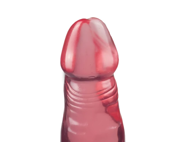Crystal Jellies - tapadókorongos anál dildó (pink)