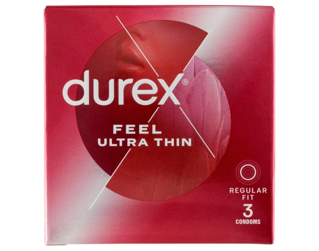 Durex Feel Ultra Thin - ultra élethű óvszer (3db)