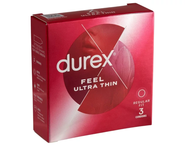 Durex Feel Ultra Thin - ultra élethű óvszer (3db)