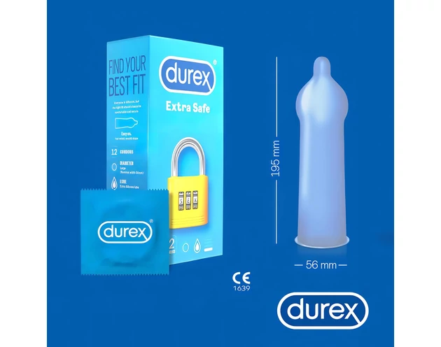 Durex extra safe - biztonságos óvszer (12db)
