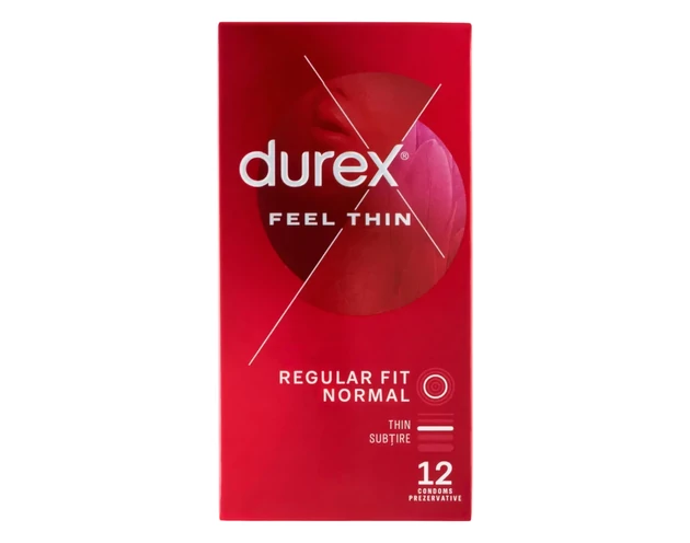 Durex Feel Thin - élethű érzés óvszer (12db)