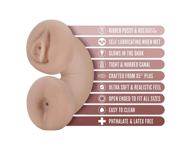 Enlust Tasha - világító punci és popsi MI képekkel (natúr)