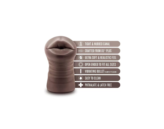 Enlust Krystal - vibrációs műszáj MI képekkel (barna)