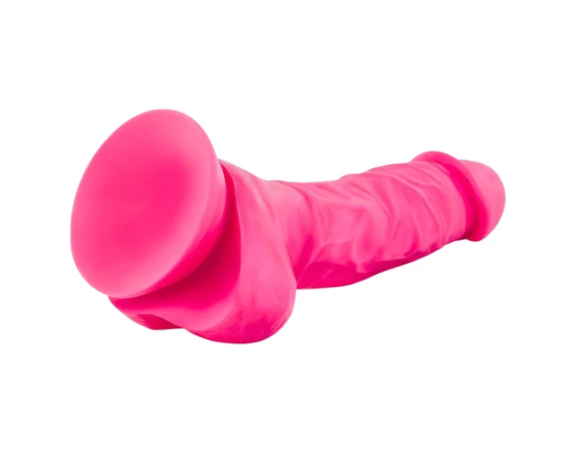 Blush Neo - tapadókorongos dildó - 19cm (pink)