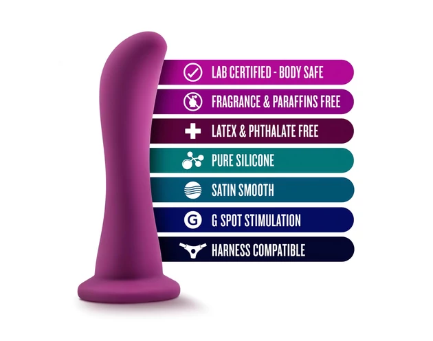 Temptasia Bellatrix - tapadókorongos dildó (lila)