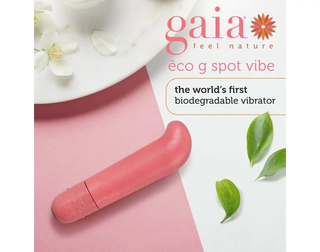 Gaia Eco G-spot - környezetbarát G-pont vibrátor (korall)