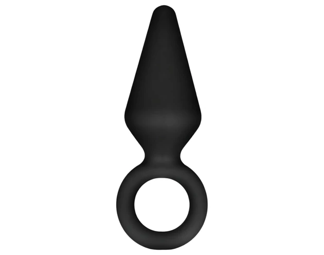 Anal Adventures Platinum S - anál plug (fekete) - kicsi
