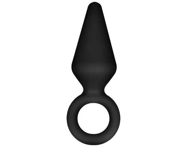 Anal Adventures Platinum S - anál plug (fekete) - kicsi