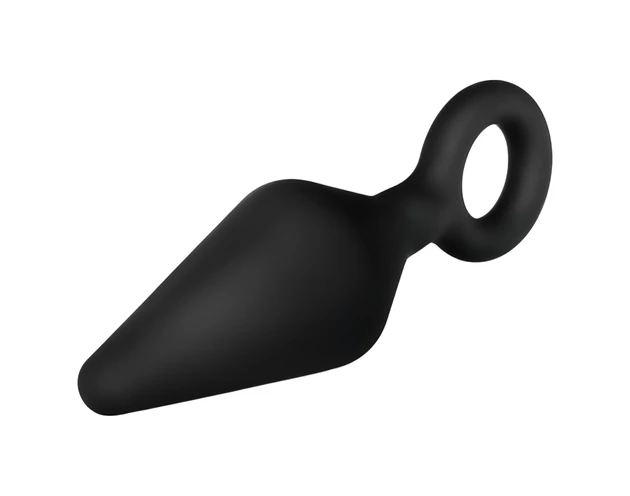 Anal Adventures Platinum S - anál plug (fekete) - kicsi