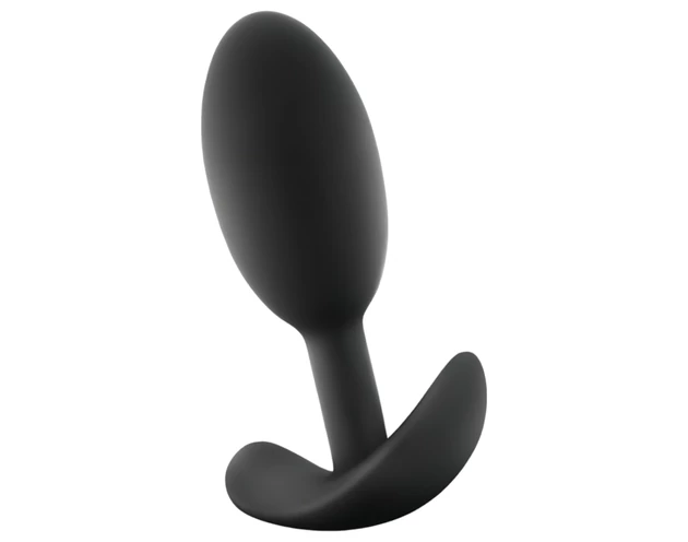 Anal Adventures Platinum M - anál plug - fekete (közepes)