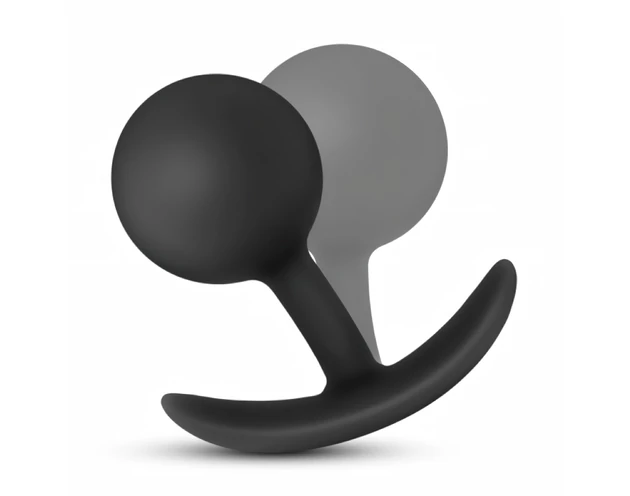 Anal Adventures Platinum - anál plug (fekete)