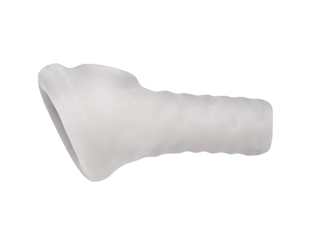 Perfect Fit Breeder - nyitott péniszköpeny (10 cm) - fehér