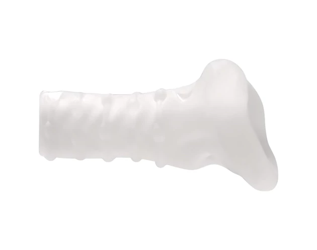 Perfect Fit Breeder - nyitott péniszköpeny (10 cm) - fehér