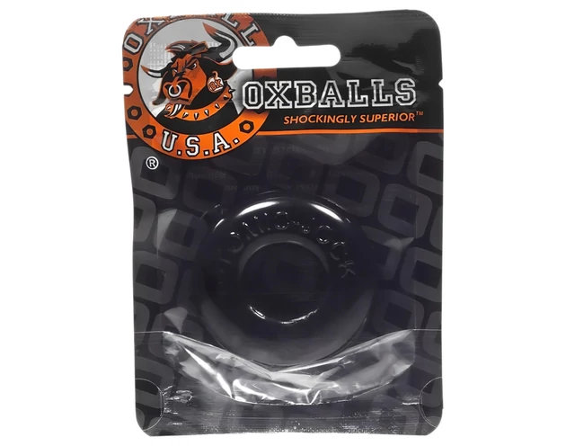 OXBALLS Donuts - extra erős péniszgyűrű (fekete)