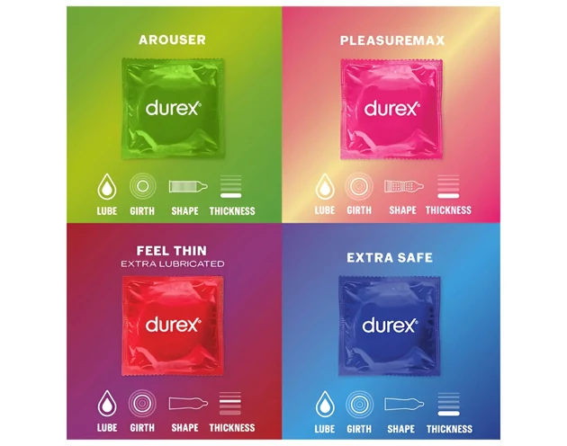 Durex Surprise Me - óvszer csomag (40db)