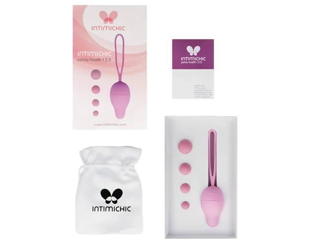 Intimichic I 2.0 - variálható gésagolyó szett (pink)