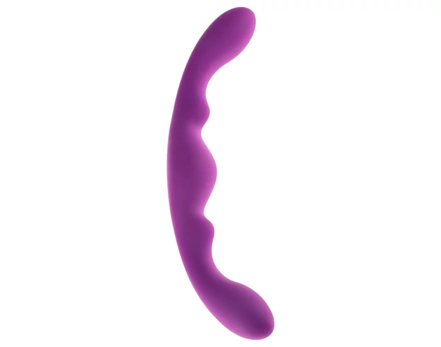 Alive Luna - kétvégű dildó - 25cm (lila)