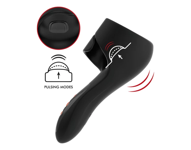 JamyJob - pulzáló makkvibrátor (fekete)