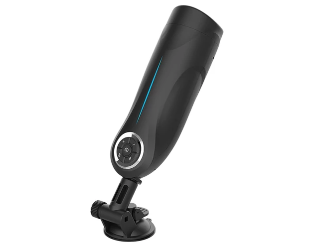 JamyJob - fel-le mozgó, rezgő maszturbátor (fekete)