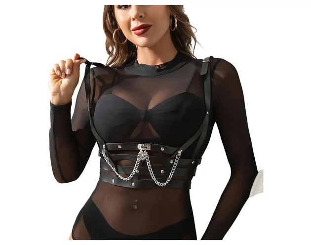 Subblime - láncos hám (fekete)