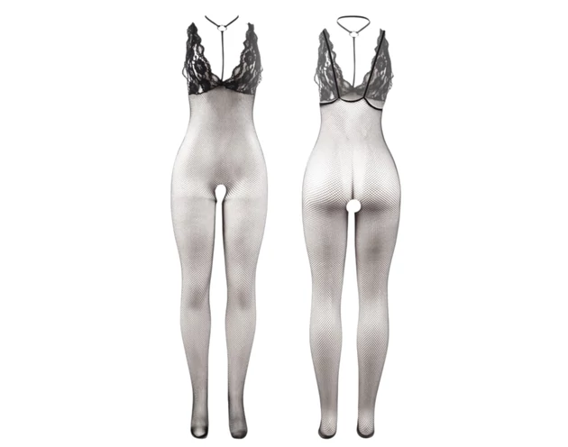 Subblime 951993 - nyakdíszes necc overál - (fekete) -S-L