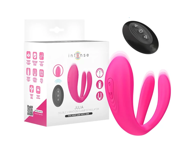 Intense Julia - G-pont és csiklóizgató vibrátor (pink)