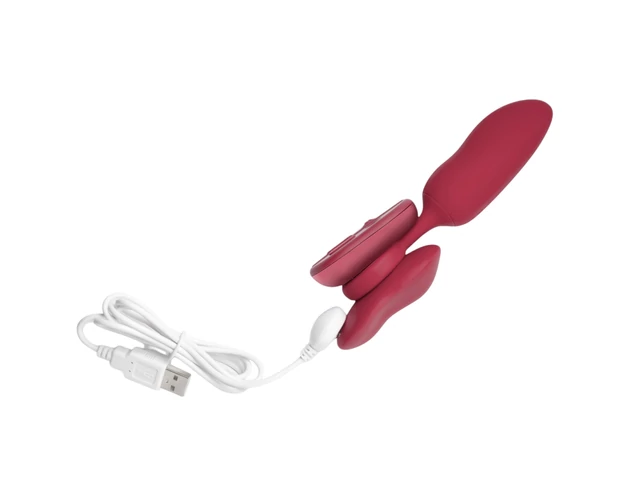 Platanomelón Mobi - 2 részes vibrátor szett - (piros)