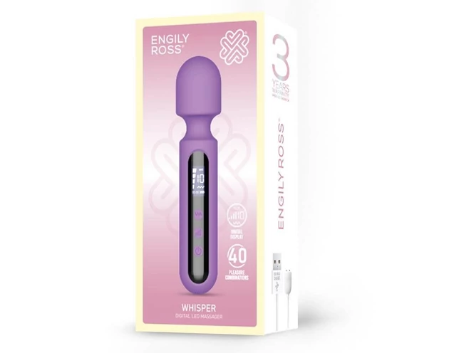 Engily Ross Whisper - digitális masszírozó vibrátor (lila)