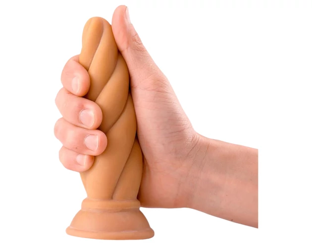Max & Co Felix - csavaros anál plug - 15cm (natúr)