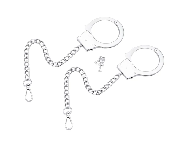 LateToBed BDSM - különálló bilincsek (ezüst)