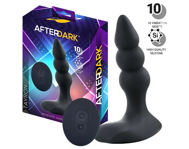 AfterDark - vibrációs prosztata masszírozó (fekete)