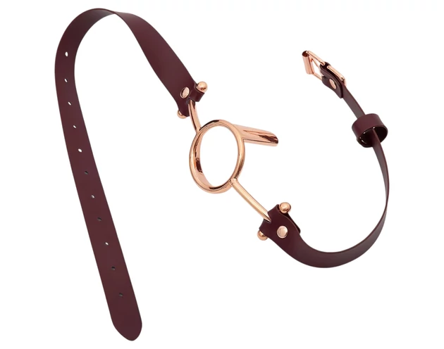 Latetobed - gyűrűs szájpecek (barna)