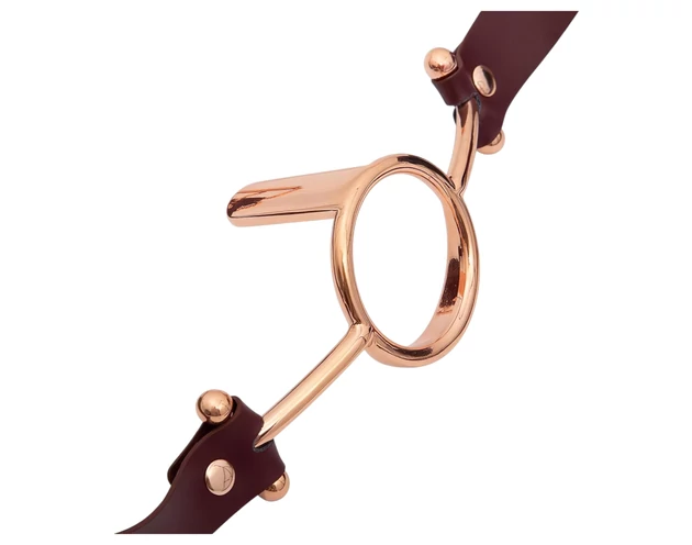 Latetobed - gyűrűs szájpecek (barna)