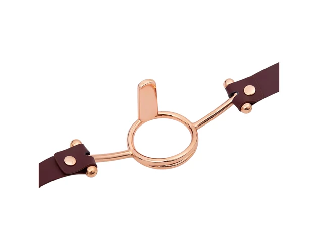 Latetobed - gyűrűs szájpecek (barna)