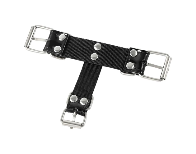 Latetobed - nyakörv orrkampóval (fekete)