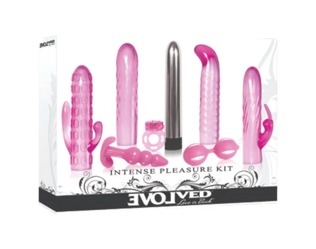 Evolved Intense - vibrátor csomag - 8 részes (pink)