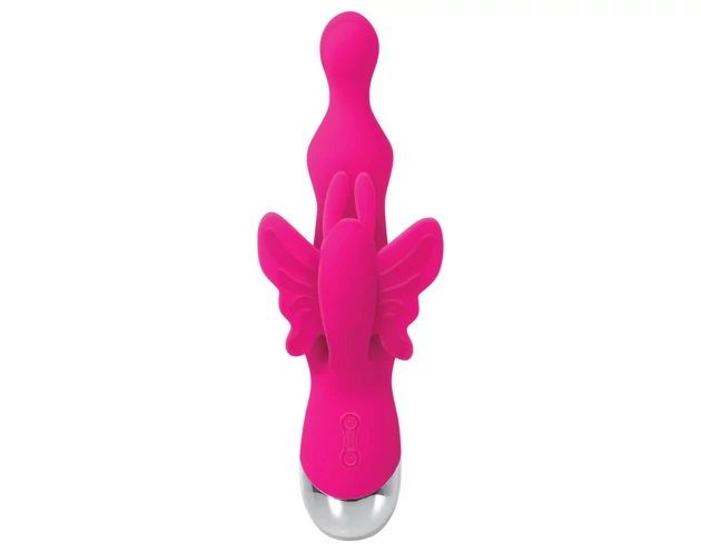 Evolved - gyöngyös, csiklókaros vibrátor (pink)