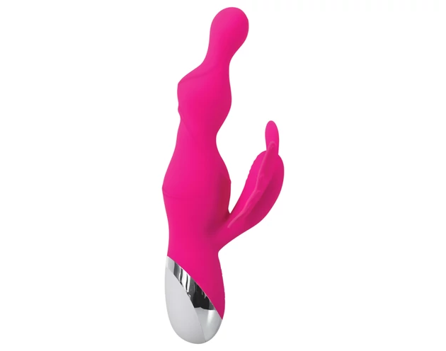 Evolved - gyöngyös, csiklókaros vibrátor (pink)