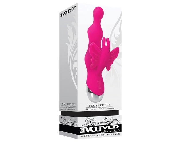 Evolved - gyöngyös, csiklókaros vibrátor (pink)