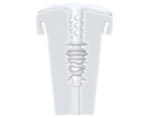 Zero Tolerance - akkus rezgő-szívó maszturbátor (átlátszó)