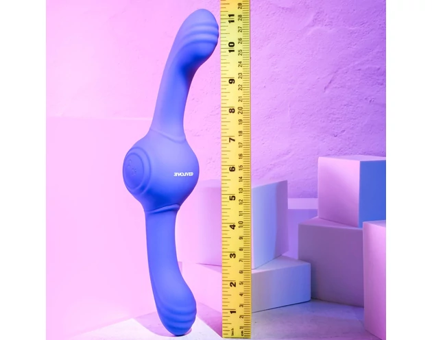 Evolved Our Gyro Vibe - akkus, rázó dupla vibrátor (lila)