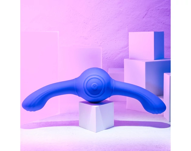 Evolved Our Gyro Vibe - akkus, rázó dupla vibrátor (lila)