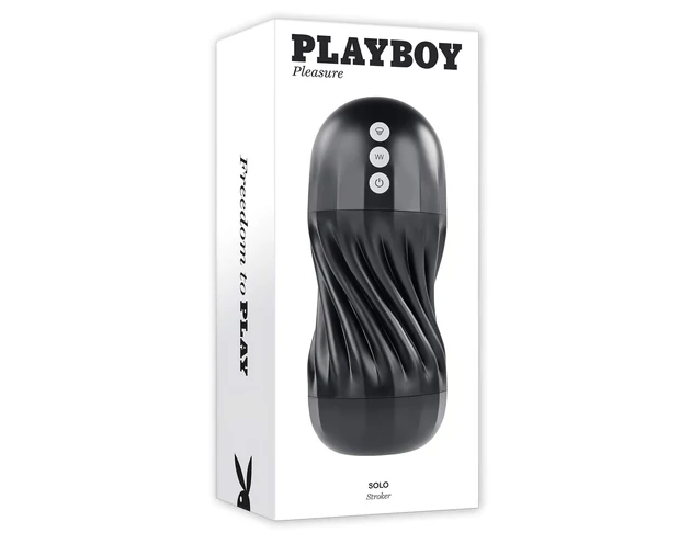 Playboy Solo Stroker - akkus szívó maszturbátor (fekete)